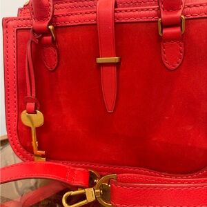 Fossil Elegant Red Mini Handbag